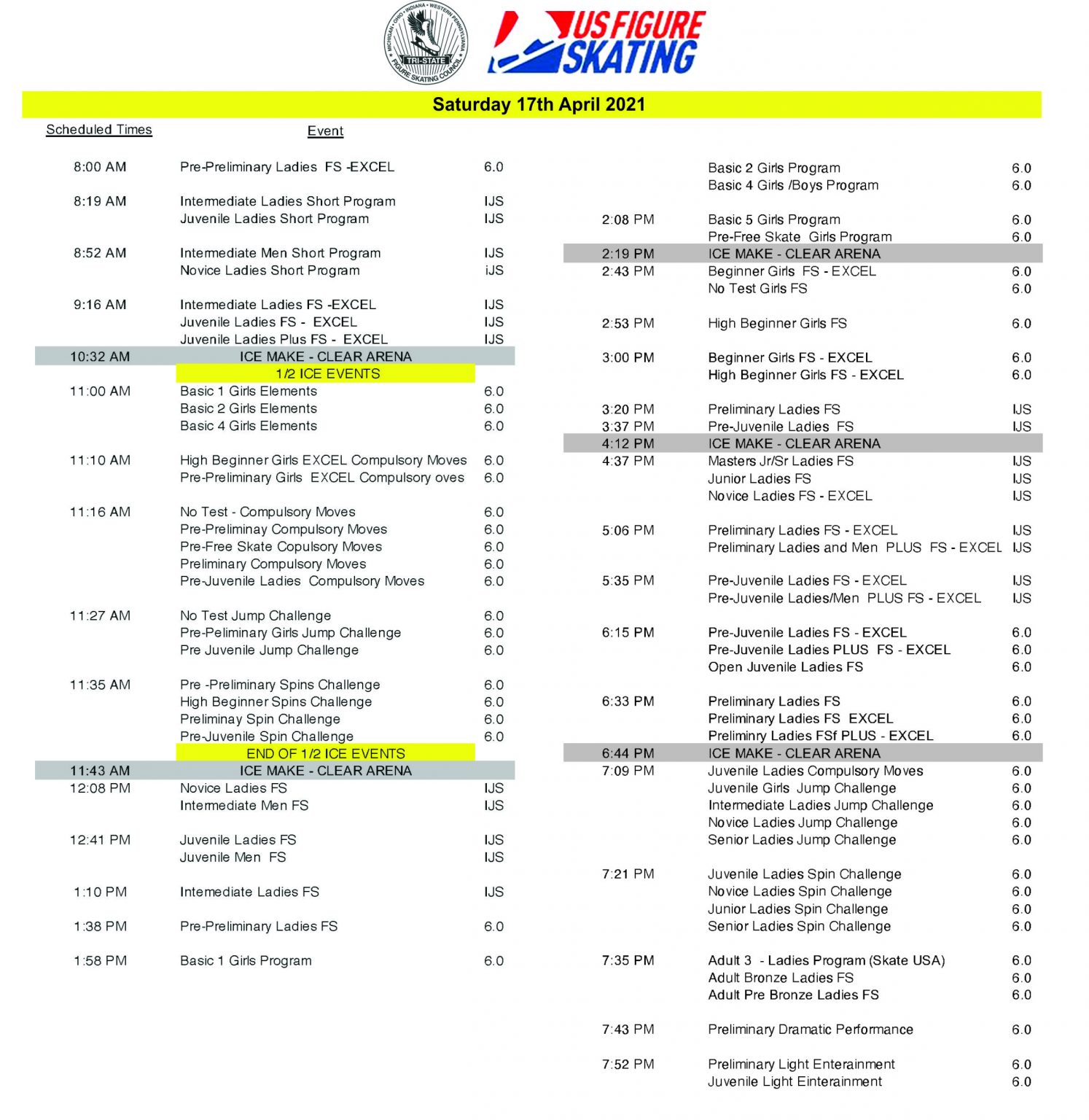 Tri-State Memorial Figure Skating Competition – Dearborn Figure Skating